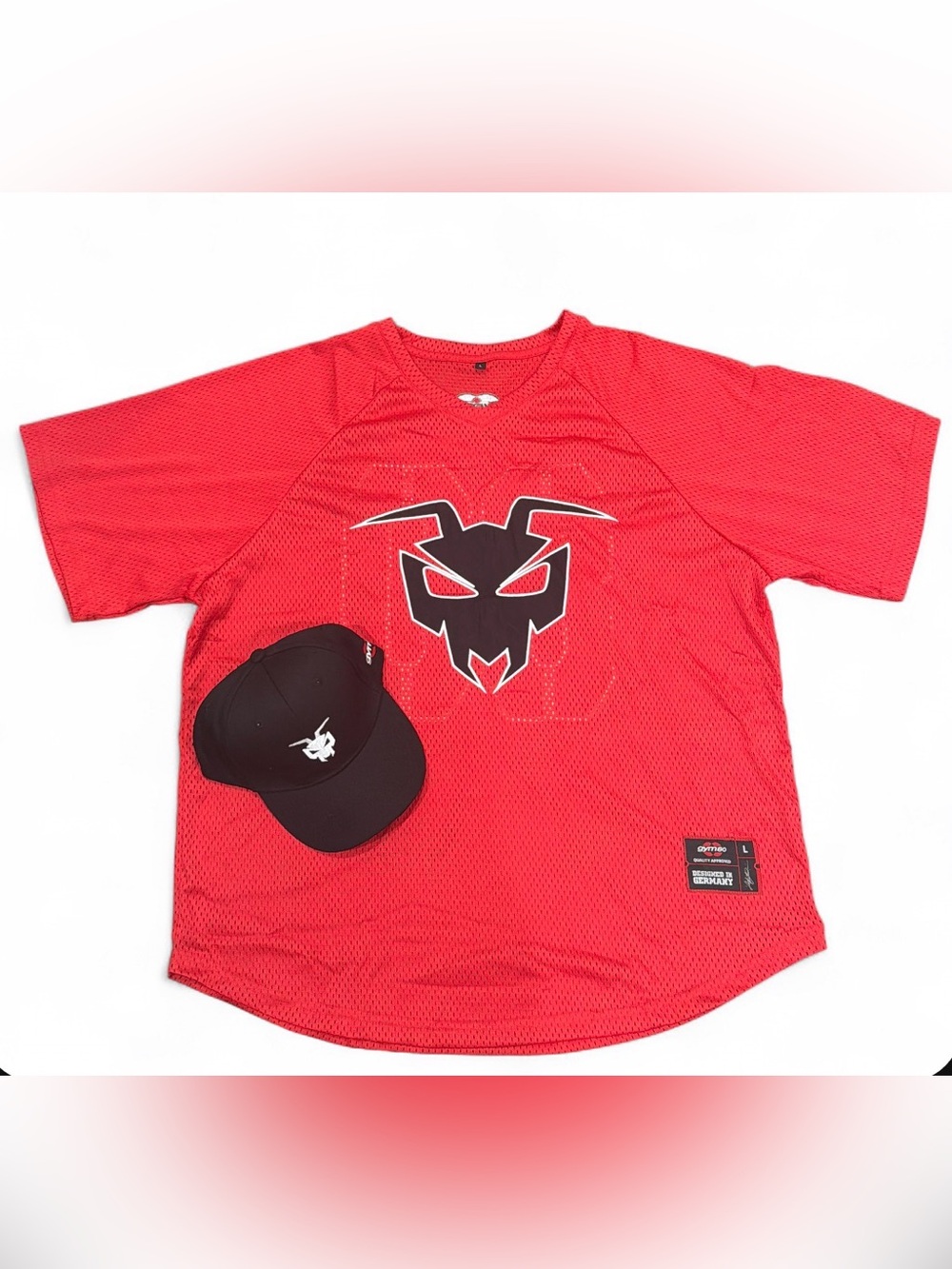 Gym80 set: Jersey (Deep Red) and hat